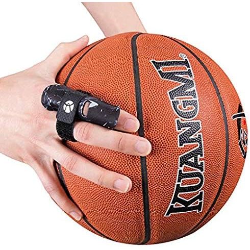Buy now Kuangmi Finger Sleeve Support Protector Finger Splint Brace Use for Pain Relief and Preventing Sports Injuriesï¼ˆS/M, Blue XXL(Pack of 2) Black at indiglob india