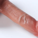 Insertable 4 Inch (Total 6 Inch) Small Anal Dildo for Beginners: Realistic, Non-Porous Silicone, with Strong Suction Cup - Ideal Adult Dildo for Women, Gay, and Couples - Consoladores. Lossless No.33.