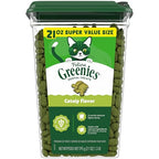 Buy now Greenies Feline Veterinarian-Recommended Adult Natural Dental Cat Treats, Catnip Flavor, 21 oz. Tub at indiglob india