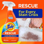 Buy now Tide Laundry Stain Remover Spray with Oxi | Stain Remover for Clothes, Carpet, Upholstery, Pet Bedding | Stain Treater Spray for Tough Stains from Wine, Coffee, Grease | 22 Fl Oz (Pack of 2) & 3 Fl Oz at indiglob india