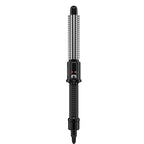 Conair Instant Heat Curling Iron Brush with 1-1/4 in Barrel, 25 Heat Settings, 30-Second Heat-Up, and Dual Voltage, Travel Ready Hair Styling Tool for Medium & Short Hair, Black, BC86N