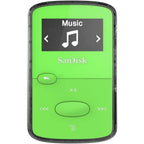 Buy now SanDisk 8GB Clip Jam MP3 Player, Green - microSD card slot and FM Radio - SDMX26-008G-G46G at indiglob india