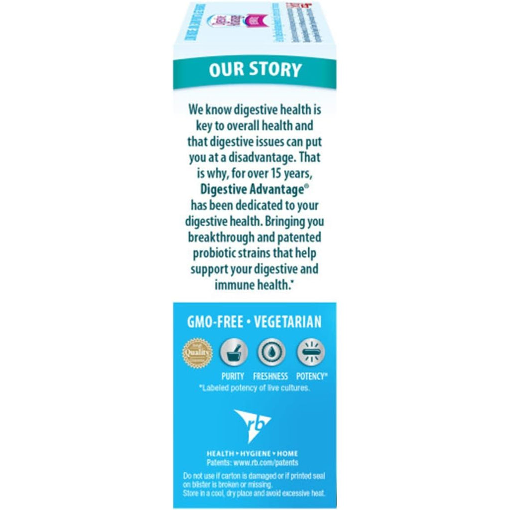 Buy now Digestive Advantage Intensive Bowel Support Probiotic Supplement 32 Capsules, Defends Against Gas, Bloating, Abdominal discomfort, Survives 100x Better at indiglob india