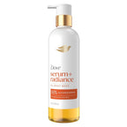 Dove Serum+Shower Oil Body Wash Radiance, Jojoba & Monoi Flower, 15.3 fl oz | Hydrating shower oil body wash with glycerin serum for soft, radiant skin without greasy residue.