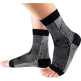 Buy now Soothe Socks for Neuropathy Pain, Outdoor Sports Ankle Compression Foot Cover, Soothe socks for Neuropathy, Soothe socks for Foot, Ankle Brace Compression Support (White, Large/XLarge) Small Medium Black at indiglob india