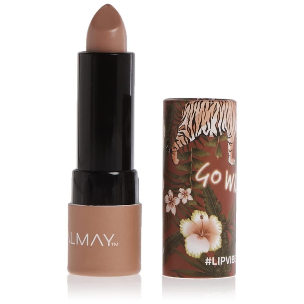 Buy now Almay Lip Vibes Lipstick with Vitamin E Oil & Shea Butter, Matte Finish, Hypoallergenic, Treat Yourself, 0.14 Oz 0.14 Ounce (Pack of 1) 003 Go Wild at indiglob india