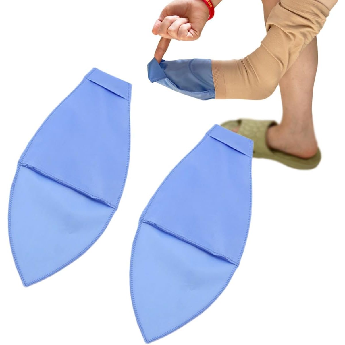 Buy now Open Toe Compression Sock Aid for Easy Slide - Slip Stocking Applicator to Help Assist Put On for Elderly, Disabled, Pregnant, 2 Pcs 2 Pcs (Blue) at indiglob india