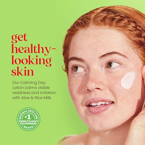 Buy now Burt's Bees SPF 30 Calming Day Face Lotion With Aloe and Rice Milk for Sensitive Skin, Sunscreen Face Lotion Soothes Redness and Irritation, 99.4 Percent Natural Origin Skin Care, 1.8 oz. Tube at indiglob india