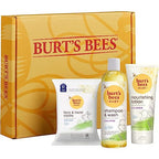 Buy now Burt's Bees Baby Gift Set for Baby Showers, Includes Baby Essentials, Shampoo and Wash with Lavender, Body Lotion, Wipes and Cloths, Naturally-Derived Origin Skincare, 3 Count at indiglob india