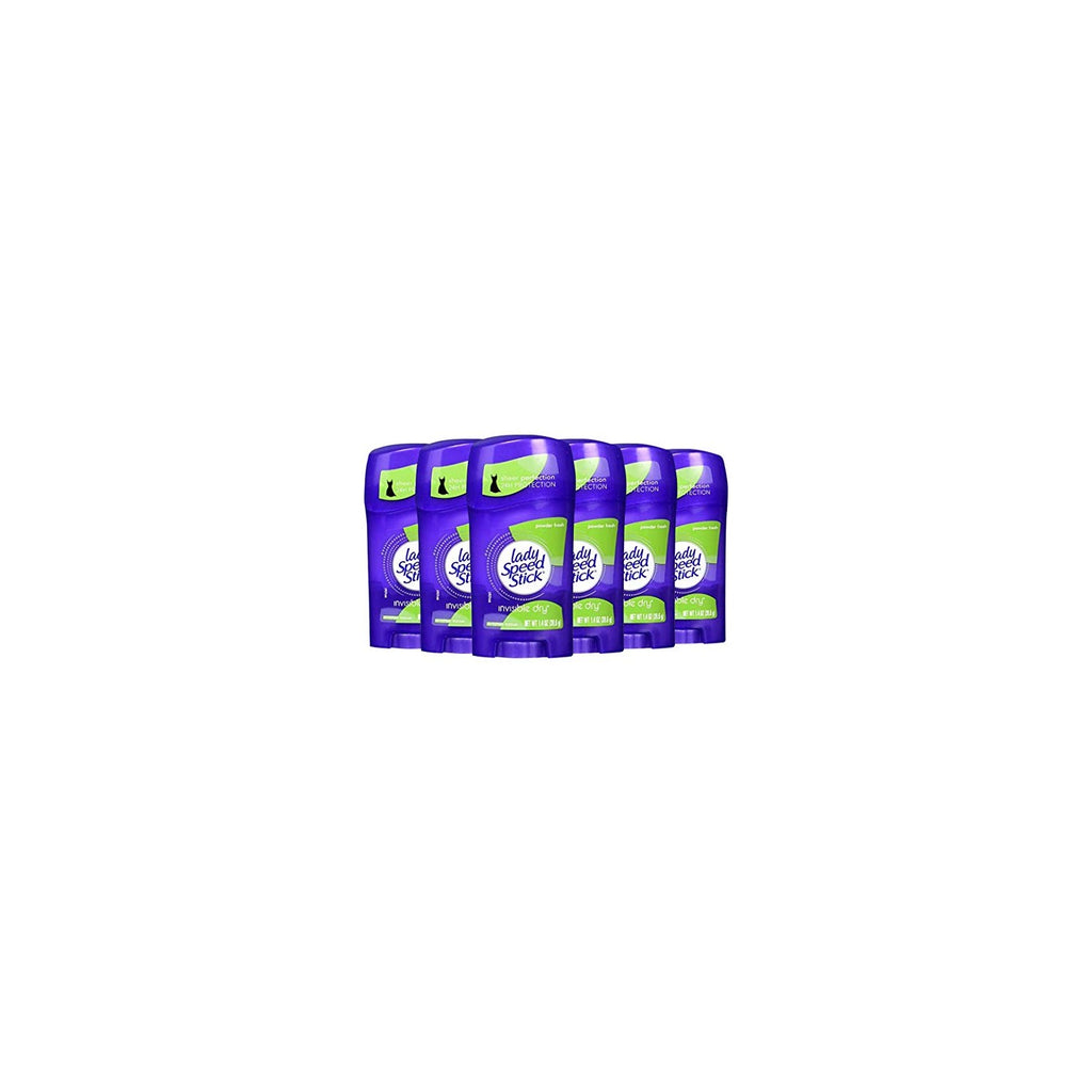 Buy now Lady Speed Stick Invisible Dry 24 Hour Powder Fresh, 1.4 oz (6 Pieces) at indiglob india