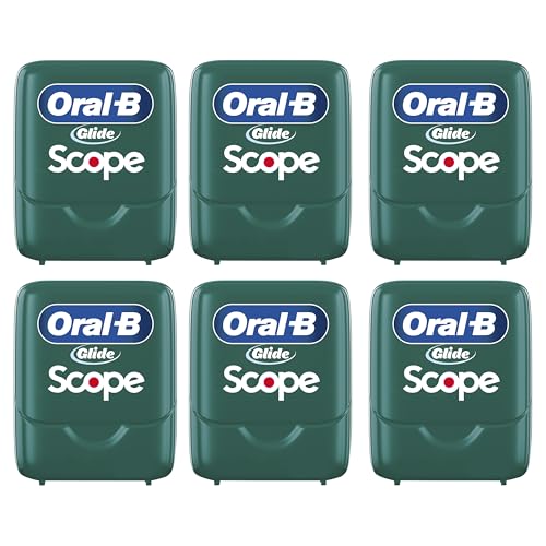 Buy now Oral-B Glide Dental Floss, Scope Mint Flavor, 40 m, Pack of 6 at indiglob india