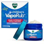 Buy now Vicks Children's VapoRub, Topical Cough Suppressant and Analgesic, Relieves Coughs and Minor Aches and Pains, Clinically Proven, Starts Working in Minutes for Fast Relief, For Children Ages 2+, 1.76oz at indiglob india
