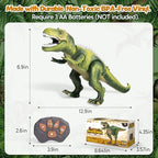 Buy now JOYIN Robot Dinosaur Toy for Kids Boys 3+ Big T.rex with Light and Realistic Roaring Sound, Remote Control Walking & Dancing Dinosaur, Electronic Steam Toy, Birthday Gift for Kids Boys Girls at indiglob india