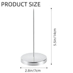 2 PCS Stainless Steel Receipt Holder Spike, 5.5" Bill Fork Check Spindle