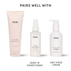 OUAI Curl Defining Cream - Hydrating Curl Cream (8 Oz) | With Chia & Linseed Oil, Enhances Definition, Hydration & Shine, Tames Frizz, Silicone-Free, Curly Hair Products