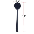 Buy now DNC Back Scrubber for Shower Soft Silicone Bath Body Brush with Long Handle (Black) at indiglob india