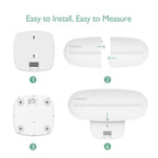 Momcozy Baby Scale, Weight, Height and Weighted Feeds, Removable Tray,