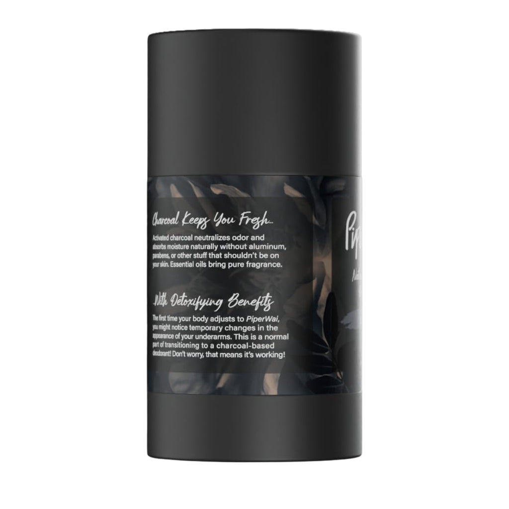 Buy now PiperWai Natural Deodorant w/Activated Charcoal | Odor Protection, Vegan, Aluminum Free, Shark Tank Product for Women & Men | Great for Travel, & Gifts | 2.6 oz (75g) Original Scented Stick at indiglob india