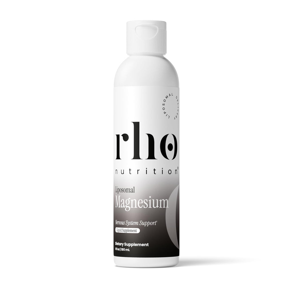 Rho Nutrition Liposomal Magnesium Liquid Supplement | High Absorption Formula, Magnesium Bisglycinate, Muscle, Relaxation & Cognitive Support, 30 Servings
