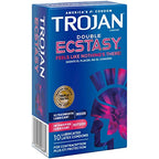 Buy now Trojan Ecstasy Heat Latex Lubricated Ribbed Condoms for Men with Warming Lubricant for a Heightened Experience, Helps Reduce Risk of Pregnancy and Sexually Transmitted Infections (STIs), 10 Count at indiglob india
