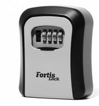 Box for Keys with Code, Wall Mount Combination Key Lock Box, 4-Digit Resettable, Weather-Resistant Outdoor Metal Lockbox, Large Capacity Key Safe