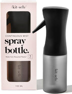 Buy now Kitsch Spray Bottle for Hair - Continuous Water Mister with Ultra Fine Mist for Hairstyling, Barbers, Salons, Cleaning, Plants, Versatile Spray Bottles - Made from Recycled Plastic - Sheer Violet, 5oz at indiglob india