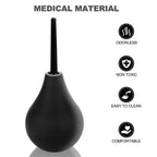 RANEU Enema Bulb Anal Douche Enema Kit for Women & Men with 3 Nozzles (5 Piece Set)