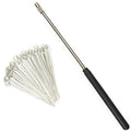 Buy now OESS Reusable Inoculating Loop with 50pcs 10uL Nichrome Needle Tips Inoculation Loop for Bacterial Tissue Culture Default at indiglob india