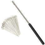 Buy now OESS Reusable Inoculating Loop with 50pcs 10uL Nichrome Needle Tips Inoculation Loop for Bacterial Tissue Culture Default at indiglob india