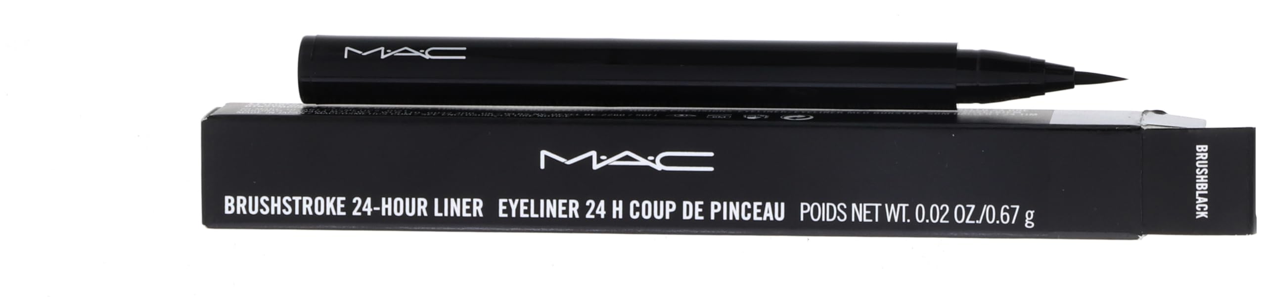 Buy now MAC Brushstroke Liner Brushblack at indiglob india