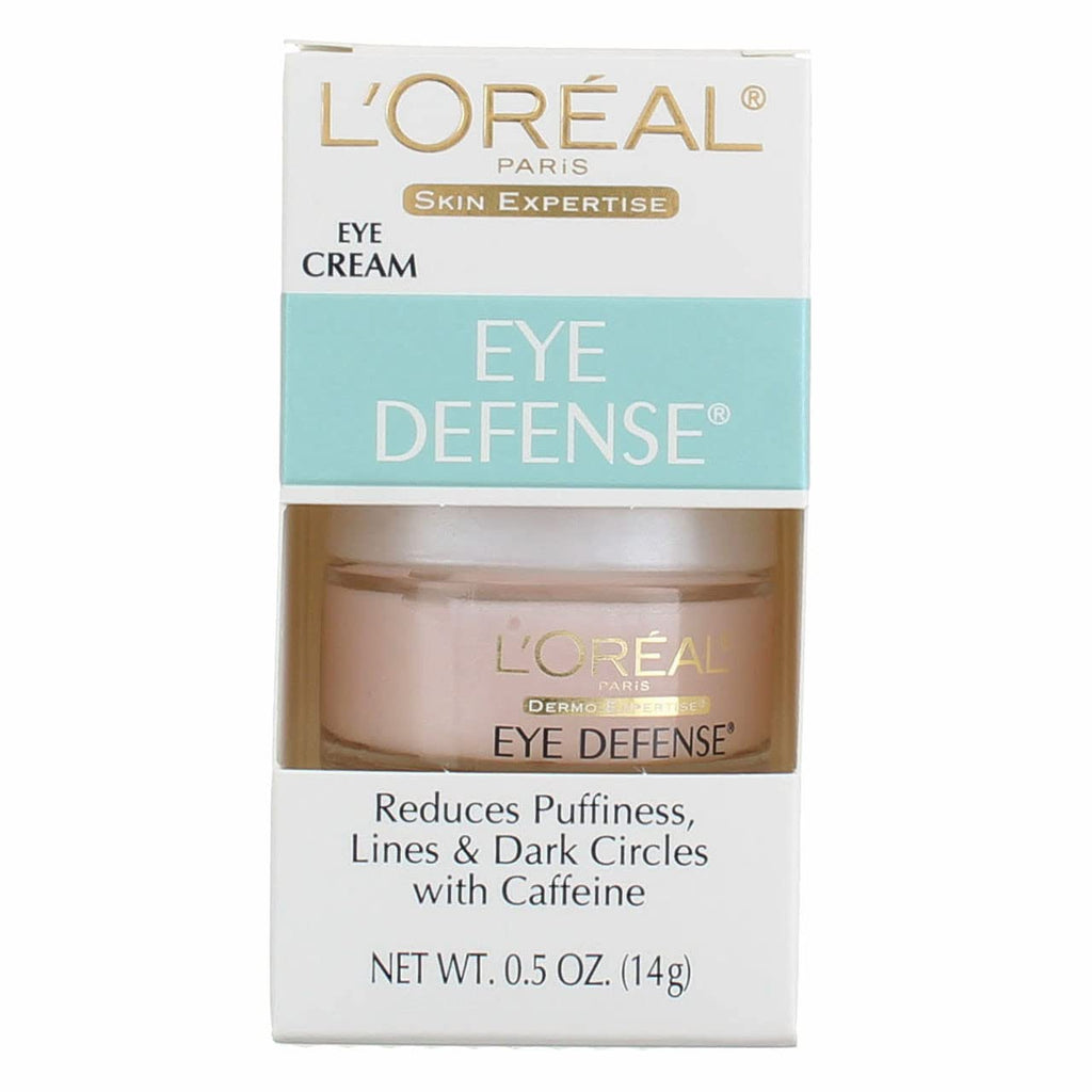 Buy now L'Oreal Paris Dermo-Expertise Eye Defense Eye Cream with Caffeine and Hyaluronic Acid 0.5 oz 0.5 Ounce (Pack of 2) at indiglob india