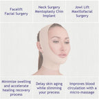 Buy now Post Surgical Chin Strap Bandage for Women - Neck and Chin Compression Garment Wrap - Face Slimmer, Jowl Tightening (M) at indiglob india