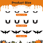 Magnetic Bats Halloween Garage Door Decorations, 23 PCS