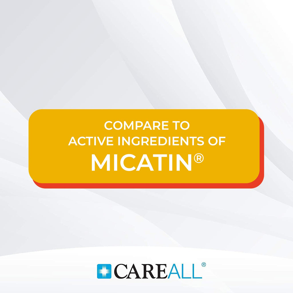 CareAll Miconazole Nitrate 2% Antifungal Cream 1.0 oz. (4 Pack), Cures Most Athlete’s Foot, Jock Itch, Ringworm, Compare to Leading Brand