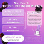 Buy now Glow Recipe Gentle Blackberry Retinol Night Serum - Anti Aging Korean Face Serum for Sensitive Skin + Hydrating Triple Retinoids & Glycerin to Clarify Blemishes, Smooth Texture, Lines & Wrinkles, 30ml at indiglob india