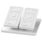 Buy now Lutron Pico Remote for Audio, Works with Sonos (Caseta Smart Hub Required), Raise/Lower Volume, Pause and Skip Tracks, For Table Top or Wallmount Use, PJ2-3BRL-GWH-A02, White at indiglob india