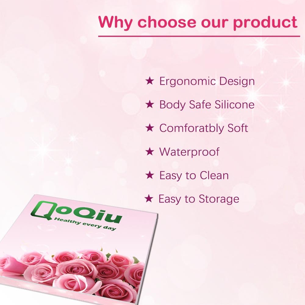 5-Pack Silicone Dilators for Pelvic Floor for Women, Pink