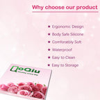 5-Pack Silicone Dilators for Pelvic Floor for Women, Pink