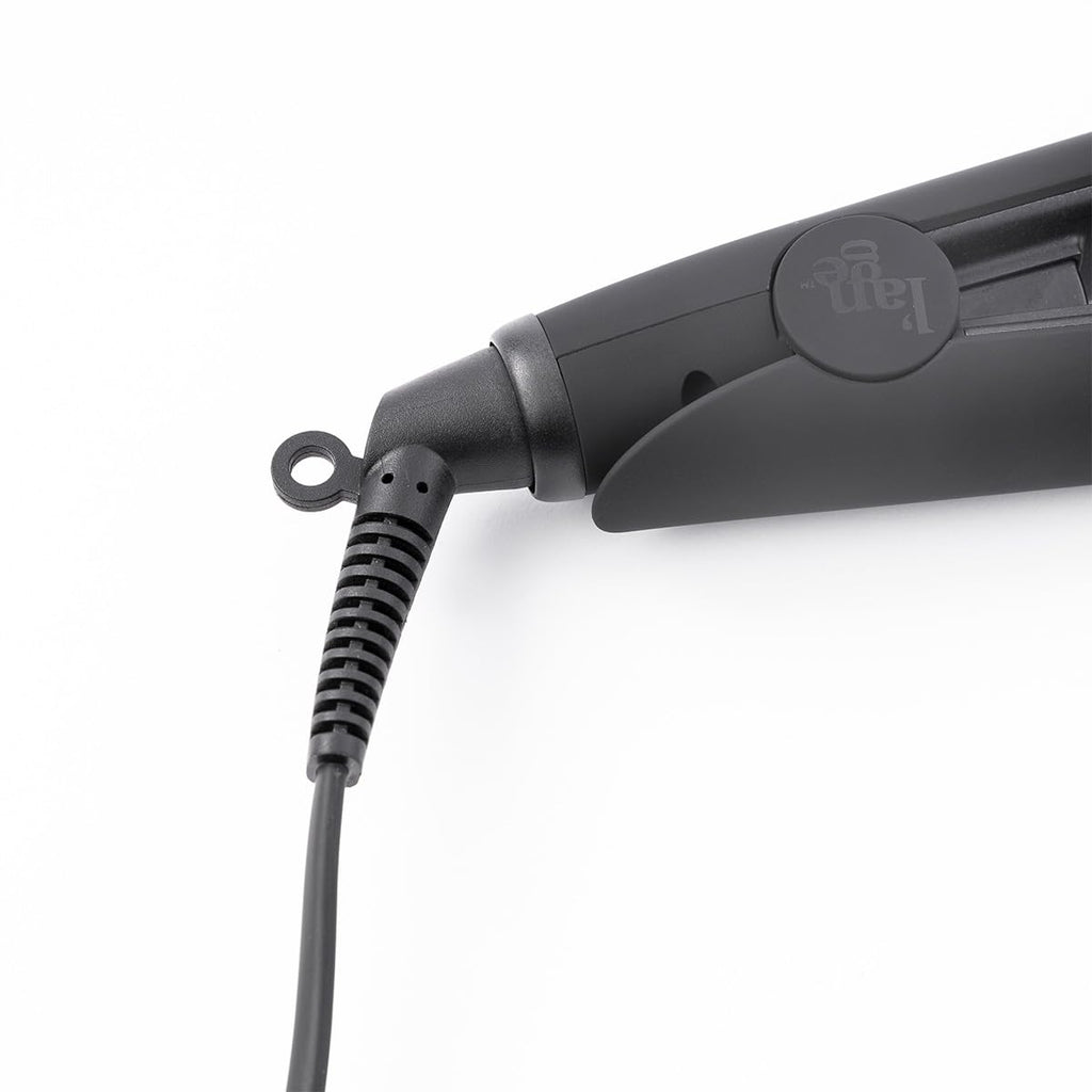 L'ANGE HAIR Le Ceramique 1-Pass Flat Iron Hair Straightener | Fast Heating Ceramic Flat Iron | Best Hot Tools Professional Hair Straightener to Lock in Moisture & Shine | (Black)