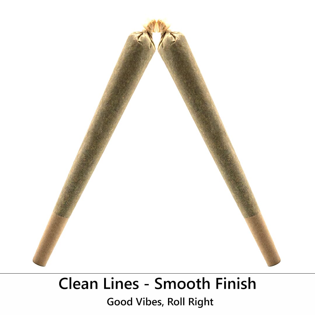 200 PACK Cones Rolling Paper | King Size | 108mm | Pre Rolled Cones with Paper Loader and Packing Sticks