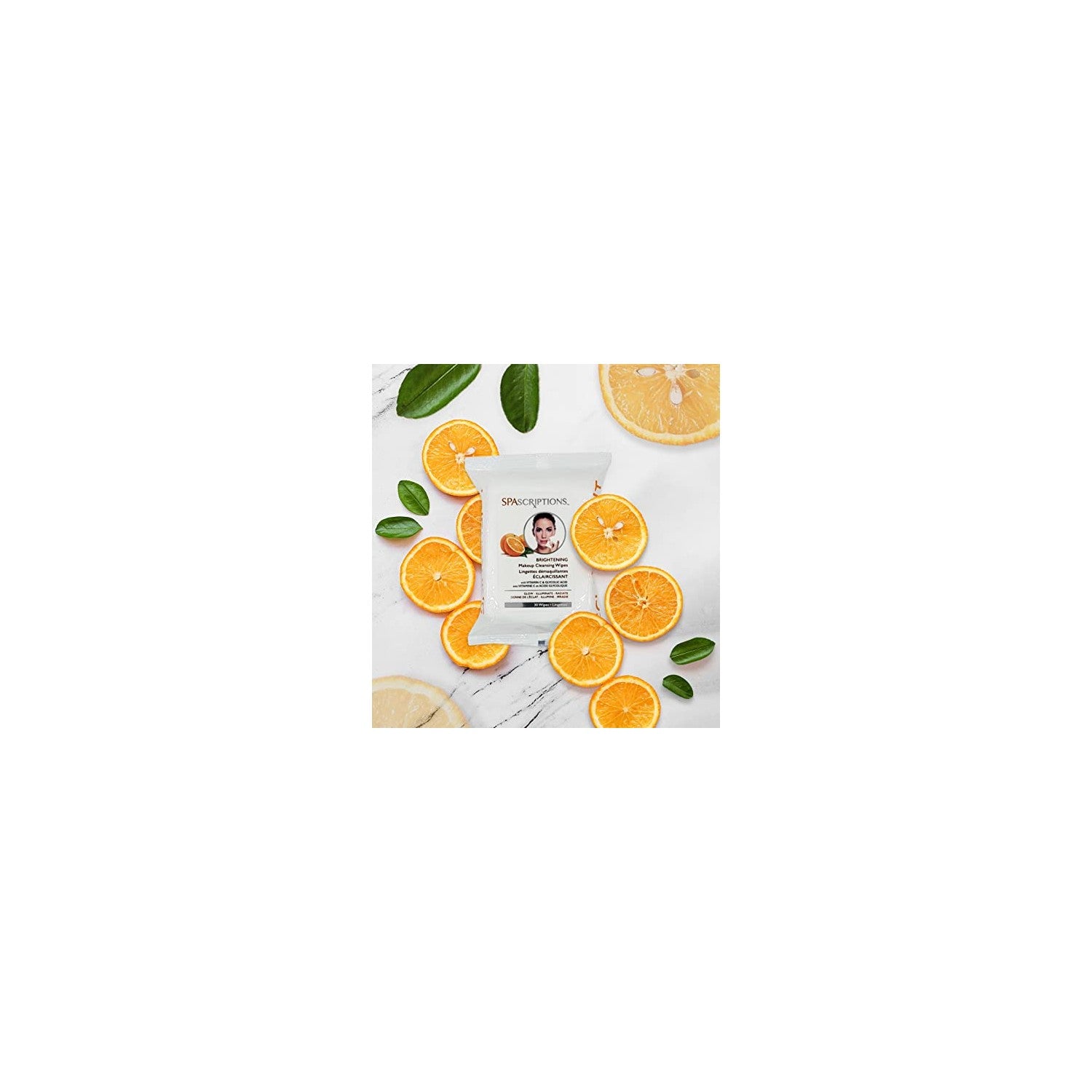 Buy now Spascriptions™ Anti-Aging, Brightening, Moisturizing & Pore Refining Towelettes Removes Waterproof Makeup, Revives with Collagen, Vitamin C, Coconut Oil, and Aloe Hypoallergenic, 120 Ct. 4 Pack at indiglob india