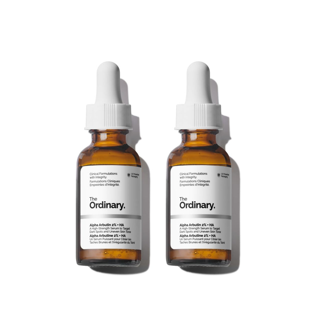 The Ordinary Alpha Arbutin 2% + Hyaluronic Acid, Brightens Skin and Targets Dark Spots, 1 Fl Oz