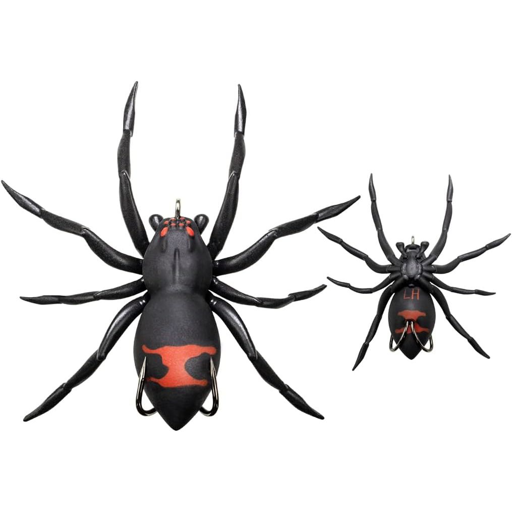 Buy now LUNKERHUNT Phantom Spider Lure for Bass Fishing (2.5 Inch) | Topwater Spider Fishing Lure with Natural Walking Action | Soft Hollow Body Weedless Hooks for Trout and Pike Widow Maker at indiglob india