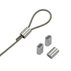 Buy now DGOL Coated 100 ft Picture Wire 304 Stainless Steel Rope 1/16 inch (1.5 mm) Photo Hanging Cable,7x7 Standard Core,100 feet,with 10pcs Sleeves at indiglob india