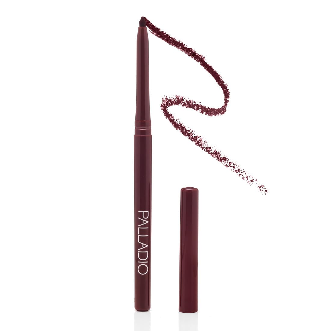 Buy now Palladio, Retractable Waterproof Lip Liner High Pigmented and Creamy Color Slim Twist Up Smudge Proof Formula with Long Lasting All Day Wear No Sharpener Required, Raspberry Black Berry at indiglob india