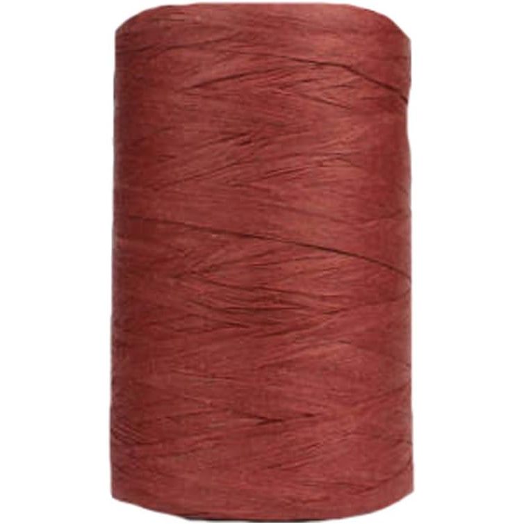 Buy now 316Yard Rayon Raffia Paper Crochet Brown Ribbon for Knit Summer Sun Hat, Beach Bag, Craft DIY Decoration Wine Red at indiglob india