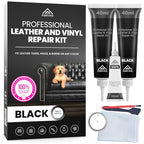 Buy now Professional Black Leather Repair Kit for Furniture, Couches, Boots, and Purses, Scratch Repair and Car Leather Restoration, All-Inclusive Vinyl Repair Kit, Quick and Easy to Use at indiglob india