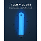 Dichroma 15W Bug Zapper Light Bulb Replacement for 15W Bug Zappers, 2 Pack