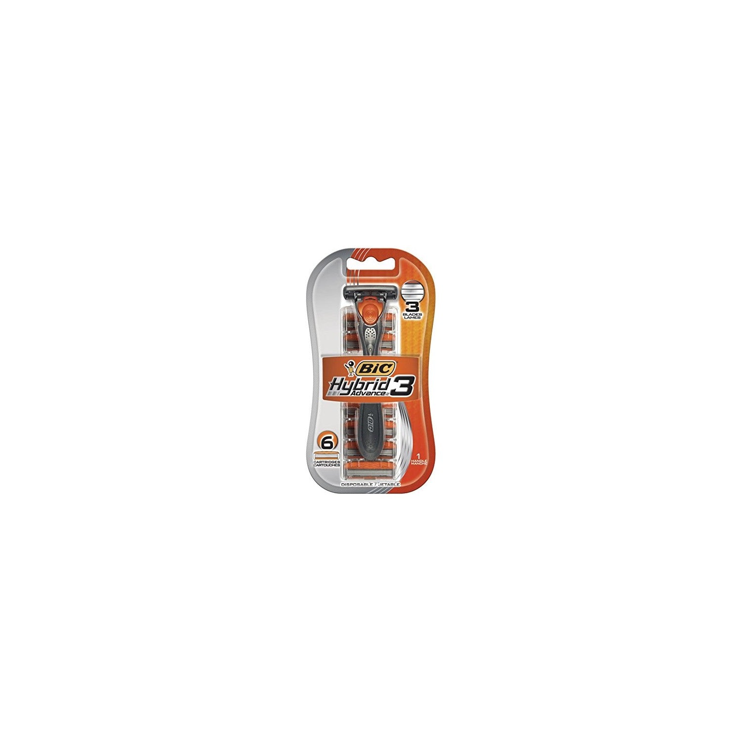 Buy now BiC Hybrid Advance for Men, Shaver System 1 ea (Pack of 11) at indiglob india