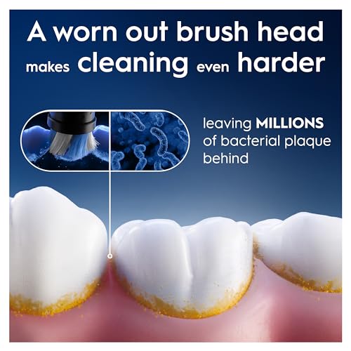 Buy now Oral-B iO Ultimate Cleaning Electric Toothbrush Heads, 8 Pieces, Ultimate Tooth Cleaning, Toothbrush Attachment for Oral-B Toothbrushes, Letterbox Enabled Packaging, Black at indiglob india